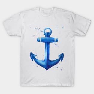 Watercolor Anchor T-Shirt
